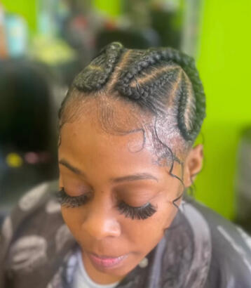 Nice Design customer braids lashes